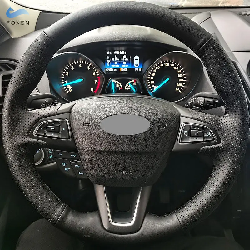 Автомобильные аксессуары, кожаный чехол на рулевое колесо, отделка для Ford Focus 3 2015 2016 2017 2018 Escape C-MAX Ecosport Kuga 2018 2019
Автомобильные аксессуары, кожаный чехол на рулевое колесо, отделка для Ford Focus 3 2015 2016 2017 2018 Escape C-MAX Ecosport Kuga 2018 2019