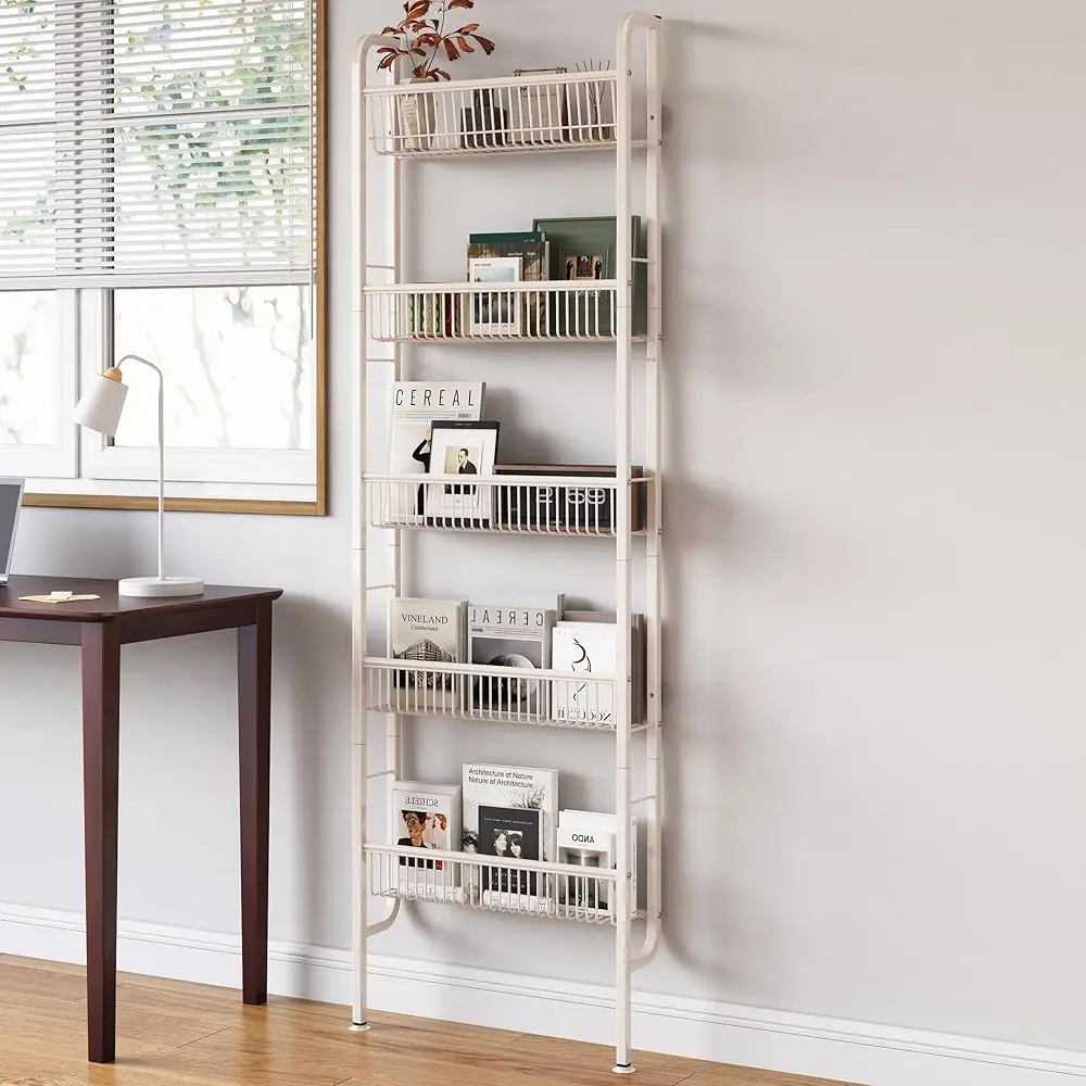 Narrow Bookshelves Behind The Door For Kids,Wall Mount 5 Tiers Narrow Bookshelf Book Shelf For Bedroom, Living Room Schools
Narrow Bookshelves Behind The Door For Kids,Wall Mount 5 Tiers Narrow Bookshelf Book Shelf For Bedroom, Living Room Schools