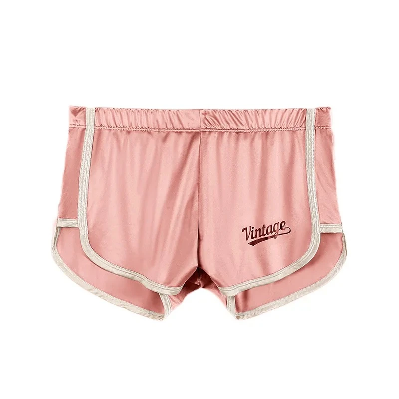 Men's Satin Silk Boxer Shorts, Vintage Print Athletic Trunks with Contrast Trim Youth Fashion Loose Sports Sweatpants Underpants
Men's Satin Silk Boxer Shorts, Vintage Print Athletic Trunks with Contrast Trim Youth Fashion Loose Sports Sweatpants Underpants
