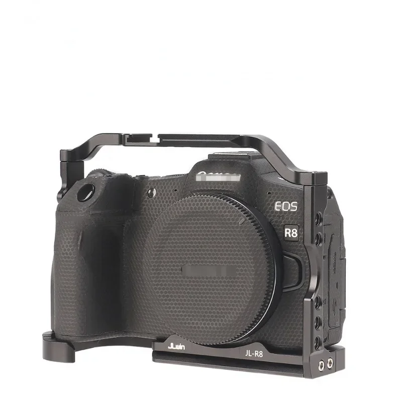Camera Cage for Canon EOS R8 Rabbit Case Aluminum Alloy Extension Full Frame with Cold Shoe Mount for Microphone Led Light
Camera Cage for Canon EOS R8 Rabbit Case Aluminum Alloy Extension Full Frame with Cold Shoe Mount for Microphone Led Light
