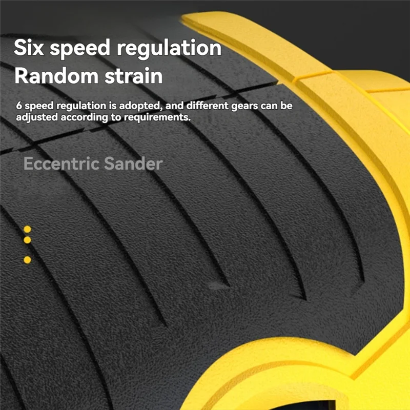 5-Inch Random Orbital Sander 6 Variable Speed Sander Machine With 5Pcs Sandpapers For Woodworking EU Plug
5-Inch Random Orbital Sander 6 Variable Speed Sander Machine With 5Pcs Sandpapers For Woodworking EU Plug