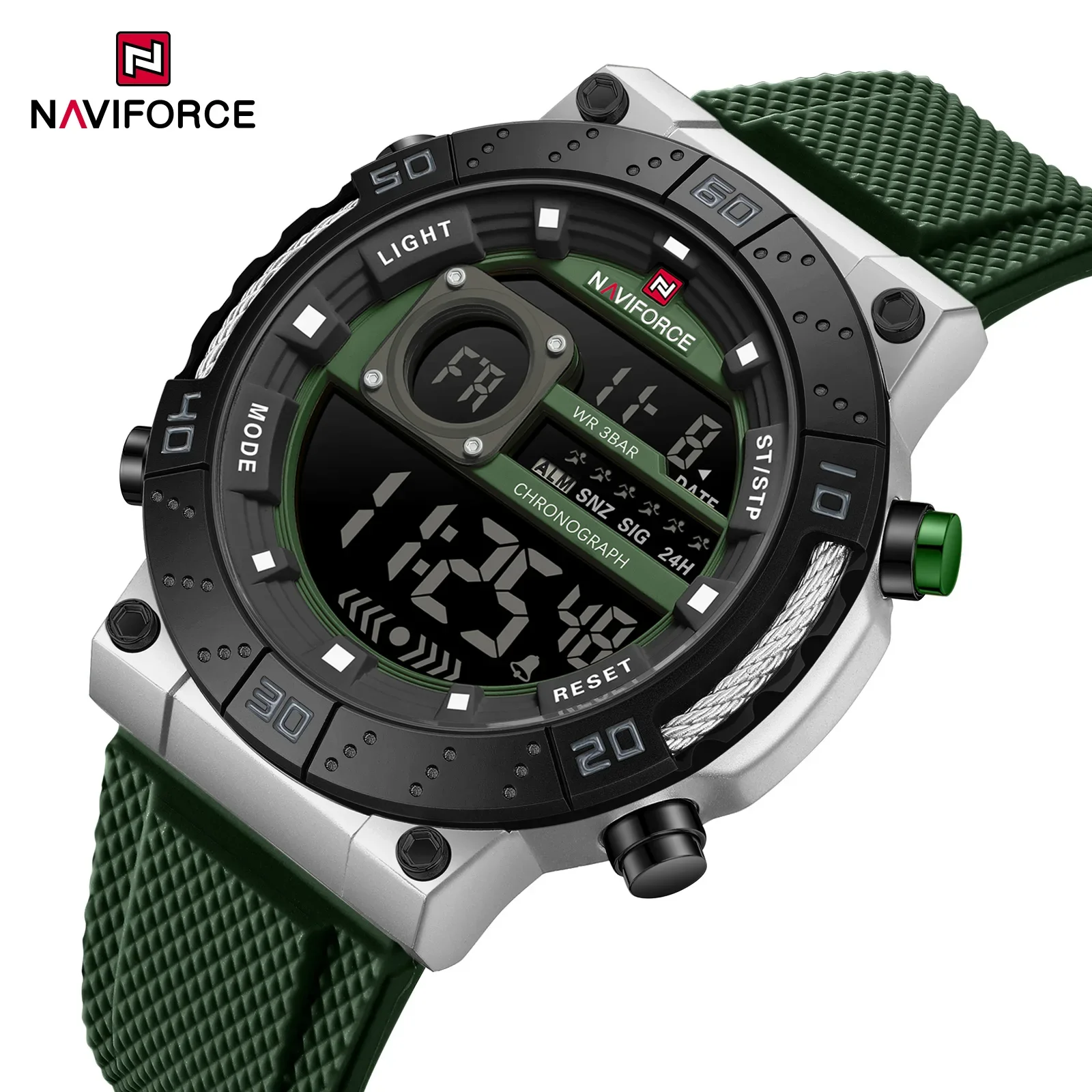 NAVIFORCE водостойкие деловые часы для мальчиков, спортивные повседневные часы со светящимся дисплеем, хронограф, новые современные мужские цифровые часы
NAVIFORCE водостойкие деловые часы для мальчиков, спортивные повседневные часы со светящимся дисплеем, хронограф, новые современные мужские цифровые часы