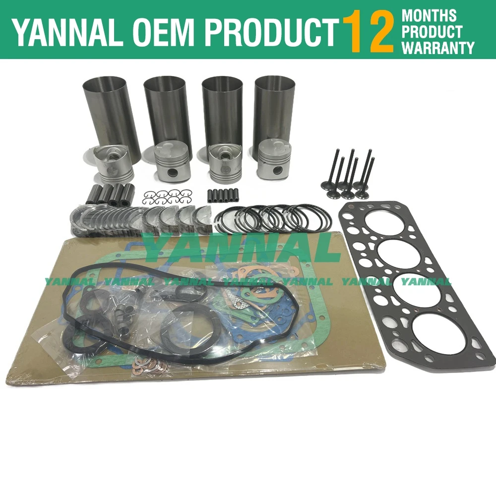 Новый комплект для капитального ремонта K4E K4E-31HSA для двигателя Mitsubishi, трактора MT23D MT21, экскаватора HM30S Hanix N260 N350-2
Новый комплект для капитального ремонта K4E K4E-31HSA для двигателя Mitsubishi, трактора MT23D MT21, экскаватора HM30S Hanix N260 N350-2