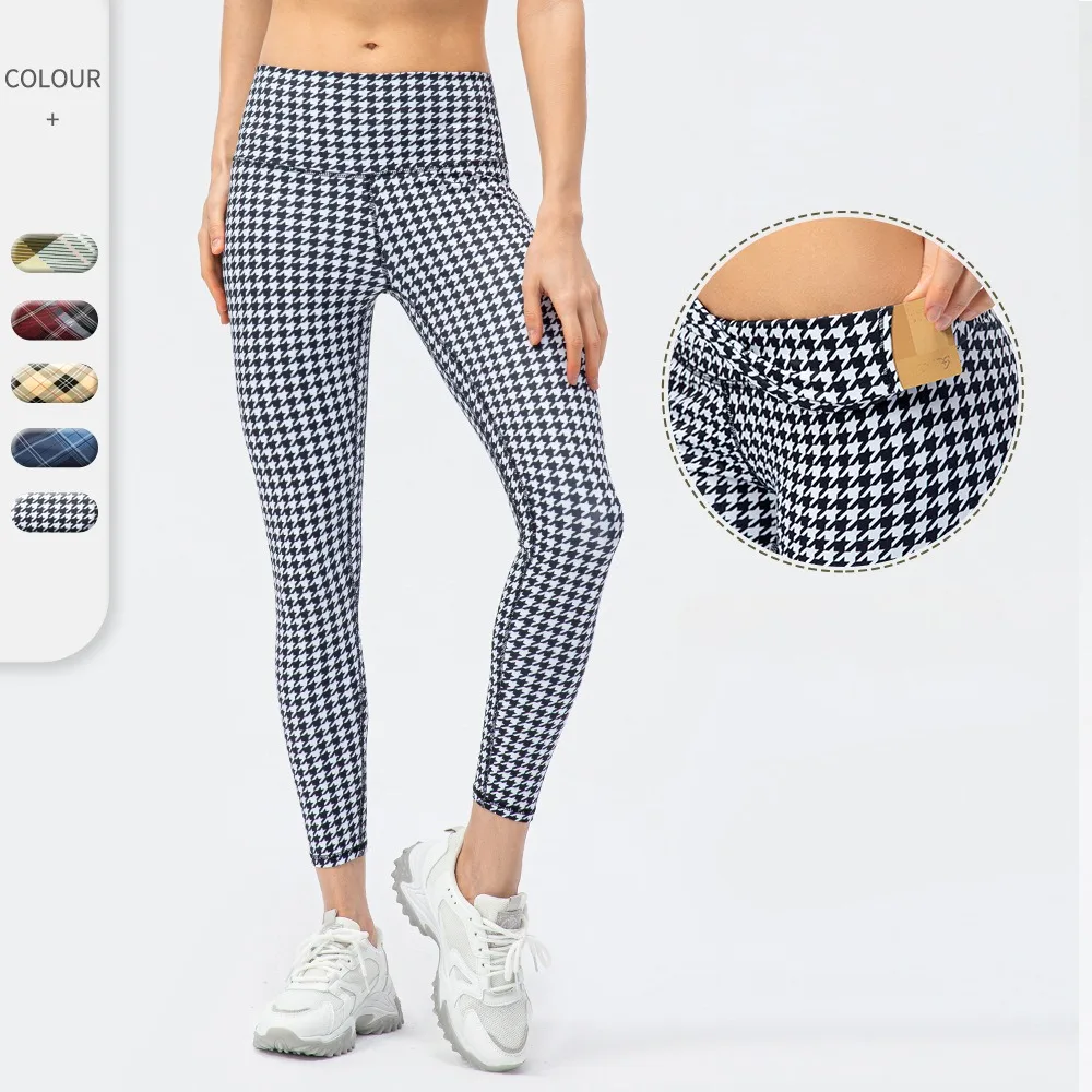 Yuerlian Women's Sports Yoga Pants Nude Casual High Waist Peach Hip Tight Running Gym pants Plaid Elements Sports Fitness Pants
Yuerlian Women's Sports Yoga Pants Nude Casual High Waist Peach Hip Tight Running Gym pants Plaid Elements Sports Fitness Pants