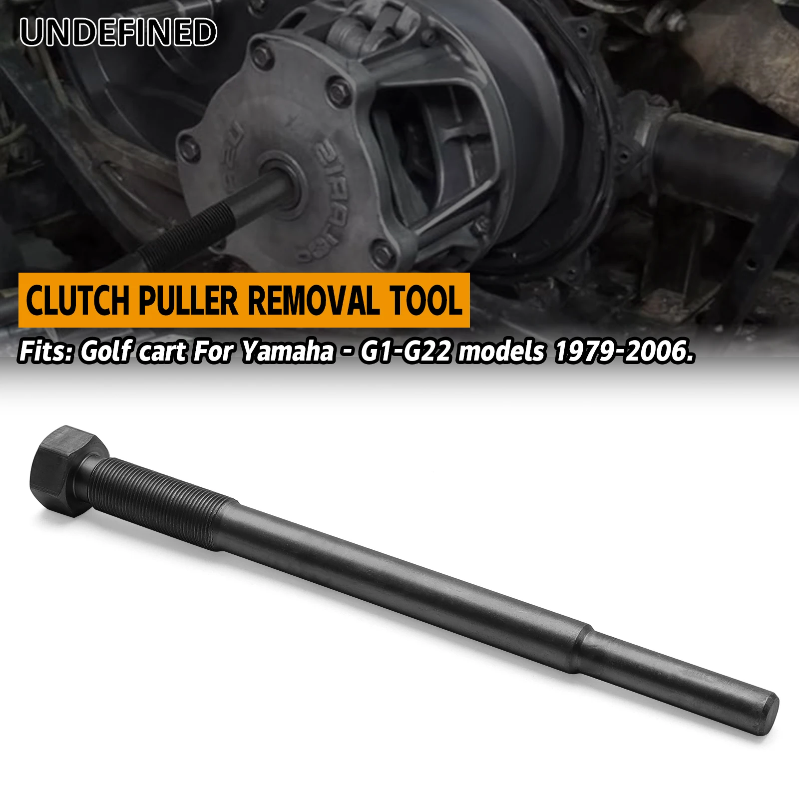 Primary Drive Clutch Removal Puller Tool 90890-01876-00 for Yamaha Golf Cart G1 G2 G9 G11 G14 G16 G22 1979-2006
Primary Drive Clutch Removal Puller Tool 90890-01876-00 for Yamaha Golf Cart G1 G2 G9 G11 G14 G16 G22 1979-2006