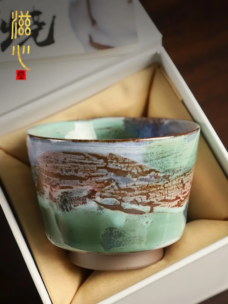 High-End Zhi Wild Burning Imitation Mountain Horse Hoof-Shaped Cup Firewood Stoneware Single Tea Individual Retro
High-End Zhi Wild Burning Imitation Mountain Horse Hoof-Shaped Cup Firewood Stoneware Single Tea Individual Retro