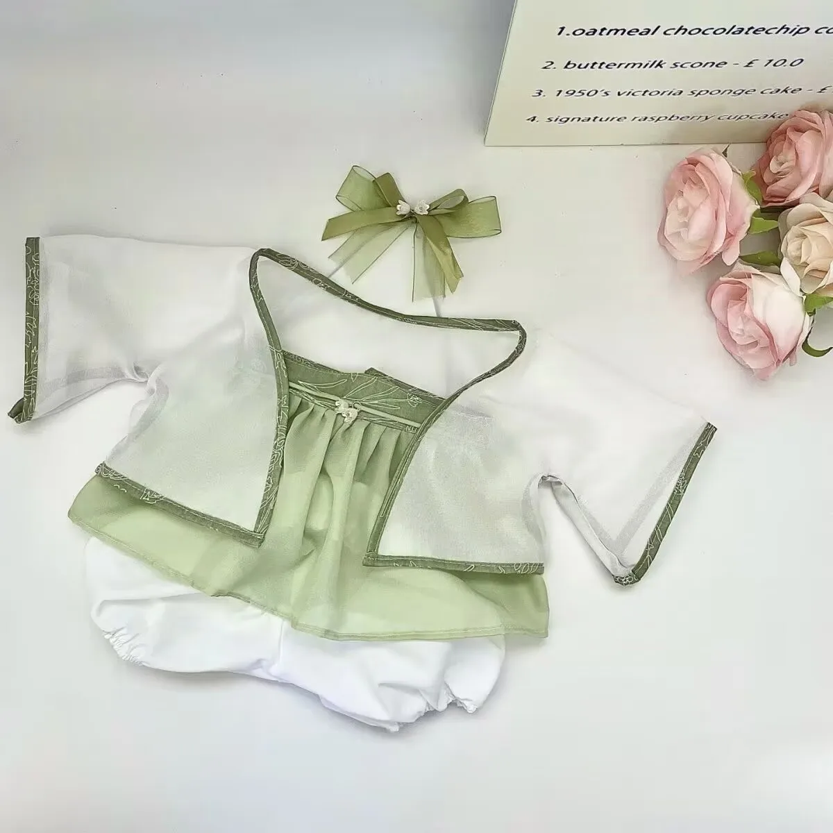 40cm cotton doll clothes, 40cm cottonClothes, tea themed sitting posture, enjoying cute and attribute free doll clothes
40cm cotton doll clothes, 40cm cottonClothes, tea themed sitting posture, enjoying cute and attribute free doll clothes