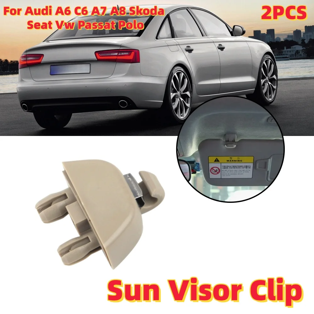 2Pcs Car Sun Visor Clip Fastener For Audi A6 C6 A7 A8 Skoda Seat Vw Passat Polo Sun Visor Retention Clip Replacment Accessories
2Pcs Car Sun Visor Clip Fastener For Audi A6 C6 A7 A8 Skoda Seat Vw Passat Polo Sun Visor Retention Clip Replacment Accessories