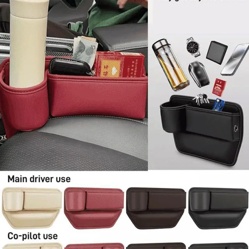 Universal Car Seat Gap Organizer PU Auto Console Side Pocket Seat Crevice Storage Box Bottle Cups Holder Car Interior Accessory
Universal Car Seat Gap Organizer PU Auto Console Side Pocket Seat Crevice Storage Box Bottle Cups Holder Car Interior Accessory