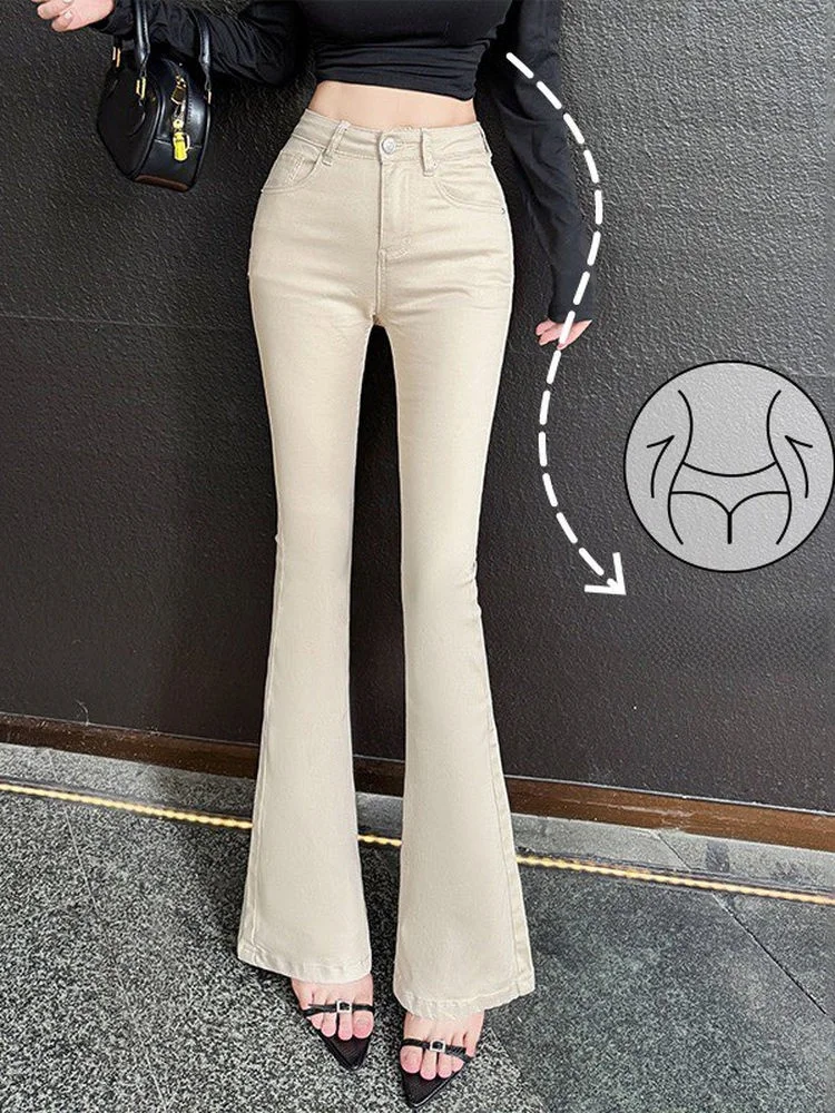 Slim Fit High Waist Bell Bot Jeans Tee Colors Summer New Sle Big Hips Enhancing Long Leg Lengthening Cotton Stretch Denim
Slim Fit High Waist Bell Bot Jeans Tee Colors Summer New Sle Big Hips Enhancing Long Leg Lengthening Cotton Stretch Denim