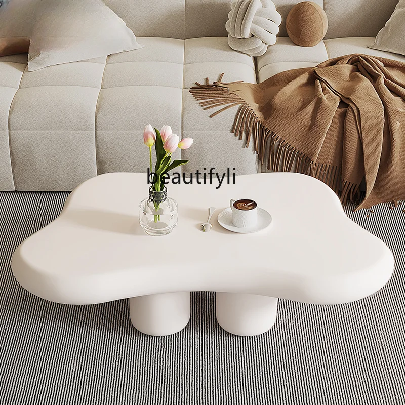Cream Style Irregular Cloud Tea Table Light Luxury Modern Simple Small Apartment coffee table for living room furniture
Cream Style Irregular Cloud Tea Table Light Luxury Modern Simple Small Apartment coffee table for living room furniture