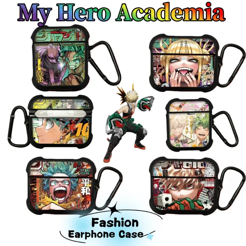 Чехол для наушников My Hero Academia, милый и стильный, с мультяшным рисунком, креативный, для Apple AirPods Pro 1 2 3 4, защитный чехол для наушников, подарок
Чехол для наушников My Hero Academia, милый и стильный, с мультяшным рисунком, креативный, для Apple AirPods Pro 1 2 3 4, защитный чехол для наушников, подарок