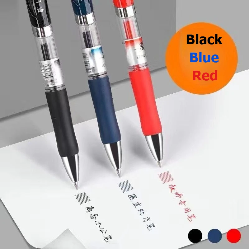 K35 Push-type Gel Pen Press Ballpoint Pen Red Black Blue Bullet Signature Pen Office Student Carbon Jump Pen
K35 Push-type Gel Pen Press Ballpoint Pen Red Black Blue Bullet Signature Pen Office Student Carbon Jump Pen