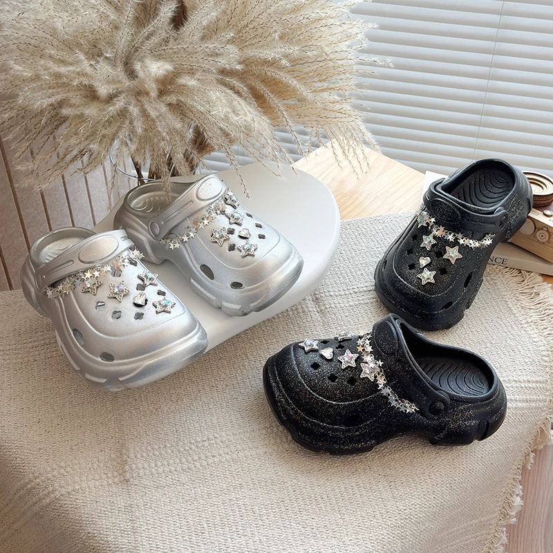 2026 Summer Girls New Toddlers Slipper Elegant Children's Causal Shoes for Princess EVA Non-slip Versatile Kids Beach Slippers
2026 Summer Girls New Toddlers Slipper Elegant Children's Causal Shoes for Princess EVA Non-slip Versatile Kids Beach Slippers
