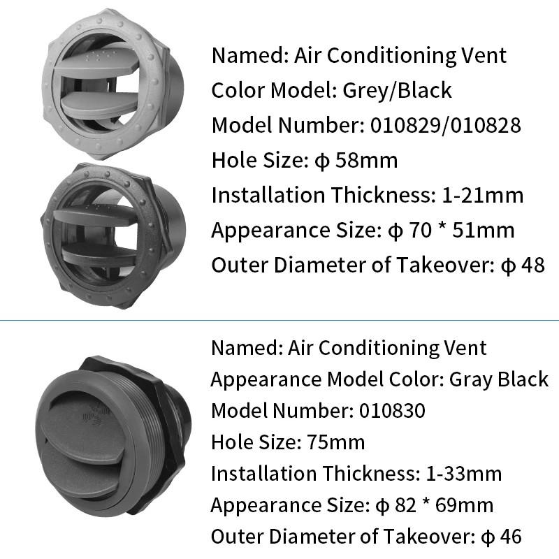 RV Interior Accessories Auto Air Conditioner Air Outlet Side Roof Air Vent Outlet Louvered Dash Vent Exhaust Grille RV Parts
RV Interior Accessories Auto Air Conditioner Air Outlet Side Roof Air Vent Outlet Louvered Dash Vent Exhaust Grille RV Parts