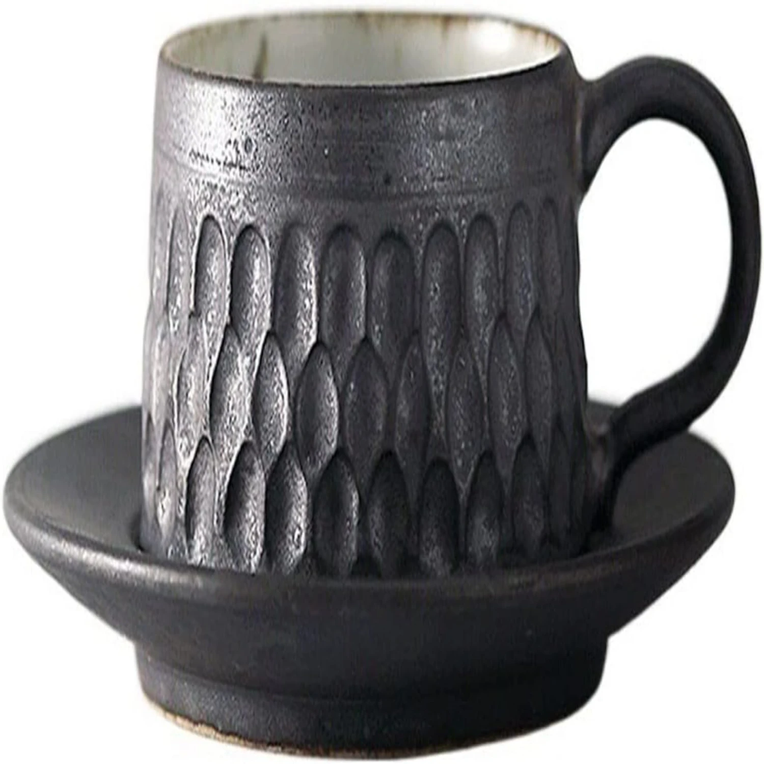 Sophisticated Vintage Handmade Coffee Mug and Saucer Set - Elegant Retro Style with Unique Design - Ideal for Creative Household
Sophisticated Vintage Handmade Coffee Mug and Saucer Set - Elegant Retro Style with Unique Design - Ideal for Creative Household