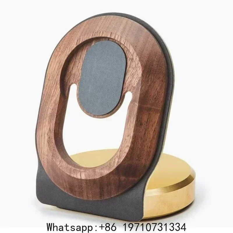 Simple Wireless Phone Charging Stand Natural Walnut Magnetic Stable Smooth Polished Safe to Touch Solid Durable Storage Rack
Simple Wireless Phone Charging Stand Natural Walnut Magnetic Stable Smooth Polished Safe to Touch Solid Durable Storage Rack