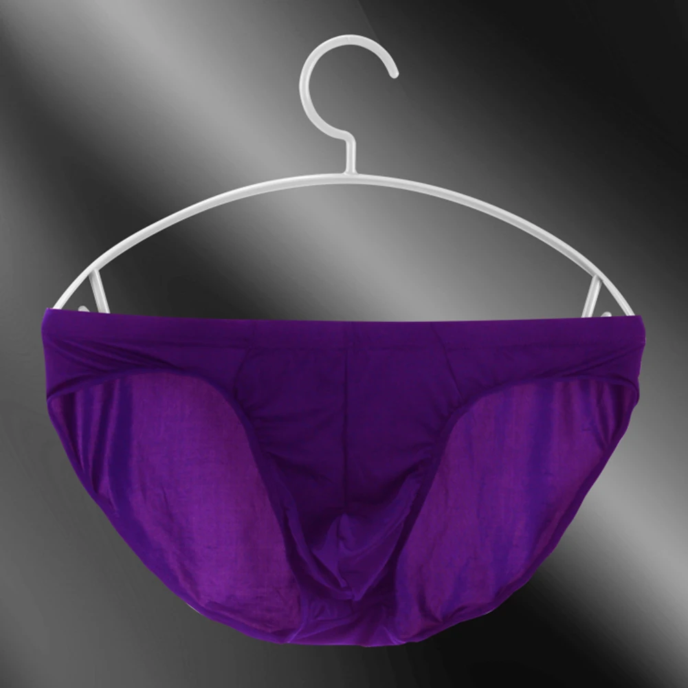 Men Ice Silk Briefs Low Waist Sexy Underwear U Convex Pouch Panties Breathable Lingerie Seamless Thong Skin Friendly
Men Ice Silk Briefs Low Waist Sexy Underwear U Convex Pouch Panties Breathable Lingerie Seamless Thong Skin Friendly