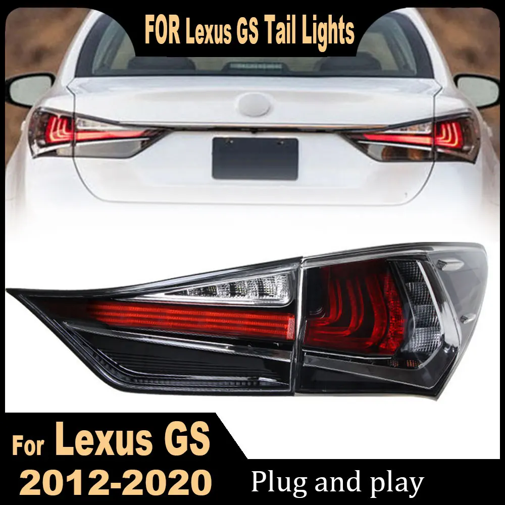 2Pcs Car Through Tail Lights For Lexus GS 2013-2021 New style full LED Tail Lamp Dynamic Turn Signal Light Tail Lamp Assembly
2Pcs Car Through Tail Lights For Lexus GS 2013-2021 New style full LED Tail Lamp Dynamic Turn Signal Light Tail Lamp Assembly