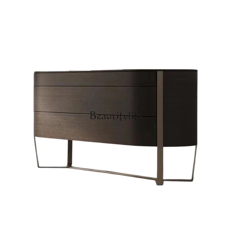 Italian light luxury porch cabinet, semi-round against the wall, simple retro entrance porch table
Italian light luxury porch cabinet, semi-round against the wall, simple retro entrance porch table