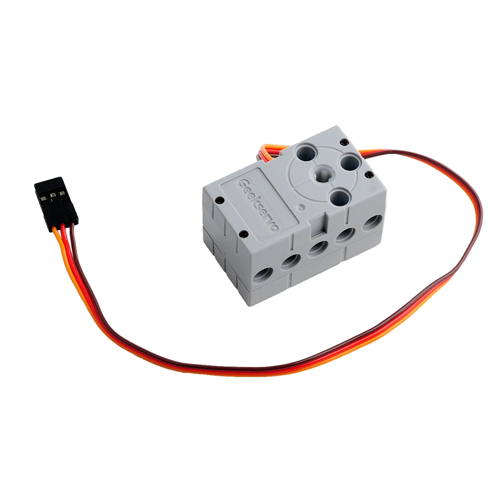 Geekservo 2KG Grey Servo High Torque 360 Degree Programmable Dual Output Shaft Compatible Major Brand Building Blocks Microbit
Geekservo 2KG Grey Servo High Torque 360 Degree Programmable Dual Output Shaft Compatible Major Brand Building Blocks Microbit