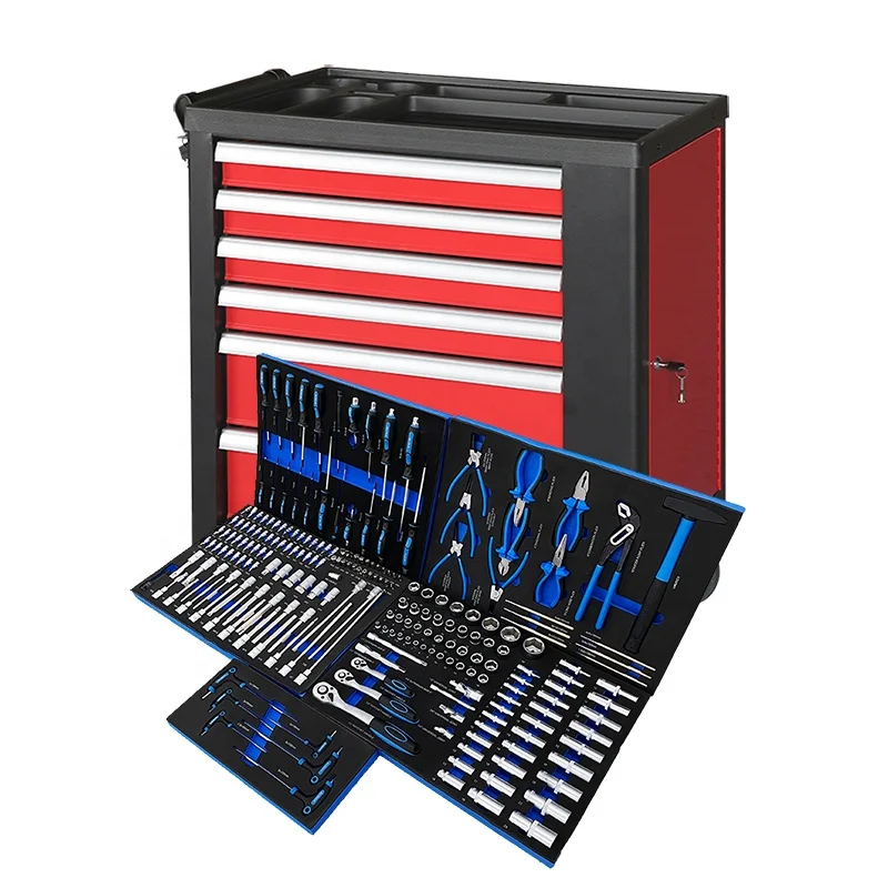 30Inch 6 Drawer Roll Cabinet Toolbox With Side Door Impact Socket Set 225 Pcs Workshop Tools
30Inch 6 Drawer Roll Cabinet Toolbox With Side Door Impact Socket Set 225 Pcs Workshop Tools