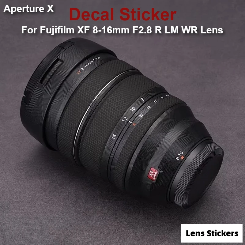 For Fuji XF8-16 F2.8 Lens Decal Skins for Fujifilm XF 8-16mm F2.8 R LM WR Lens Stickers 8-16 Lens Cover Film
For Fuji XF8-16 F2.8 Lens Decal Skins for Fujifilm XF 8-16mm F2.8 R LM WR Lens Stickers 8-16 Lens Cover Film