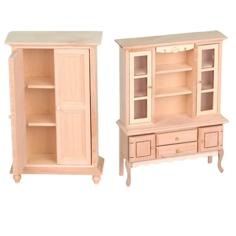 1:12 Scale Dollhouse Living Room Miniature Vintage Wooden Closet Cabinet Furniture Unpainted Mini Wardrobe Wine Cabinet Model
1:12 Scale Dollhouse Living Room Miniature Vintage Wooden Closet Cabinet Furniture Unpainted Mini Wardrobe Wine Cabinet Model