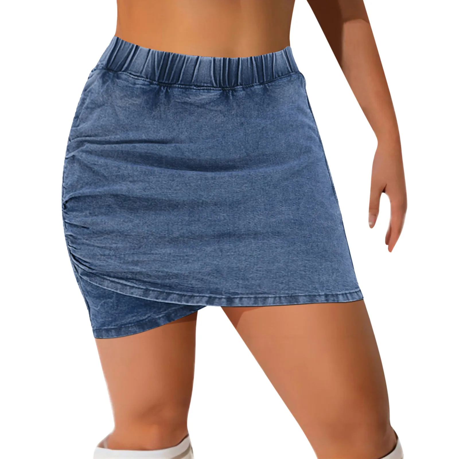 Women's Skirt Party Denim Skirt Tight Hip Fashion Elastic Waist Tight Drawstring Short Skirt Ruffle Mini Skirt
Women's Skirt Party Denim Skirt Tight Hip Fashion Elastic Waist Tight Drawstring Short Skirt Ruffle Mini Skirt