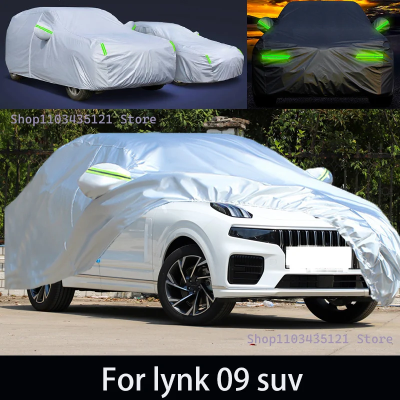 For lynk 09 suv Outdoor Protection Full Car Covers Snow Cover Sunshade Waterproof Dustproof Exterior Car accessories
For lynk 09 suv Outdoor Protection Full Car Covers Snow Cover Sunshade Waterproof Dustproof Exterior Car accessories