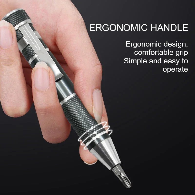 Screwdriver Pen Set with Magnetic Screwdriver Bit in a Box, DIY Hand Tools at Home, 8 in 1
Screwdriver Pen Set with Magnetic Screwdriver Bit in a Box, DIY Hand Tools at Home, 8 in 1