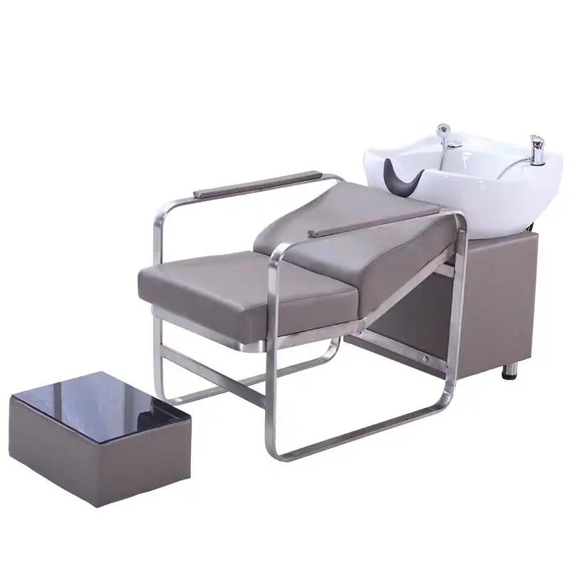 !@!@Hair Salon Shampoo Bed, Hair Salon Exclusive Shampoo Bed, Shampoo Chair, Stainless Steel Flushing Bed, Ceramic Basin, Hair S
!@!@Hair Salon Shampoo Bed, Hair Salon Exclusive Shampoo Bed, Shampoo Chair, Stainless Steel Flushing Bed, Ceramic Basin, Hair S