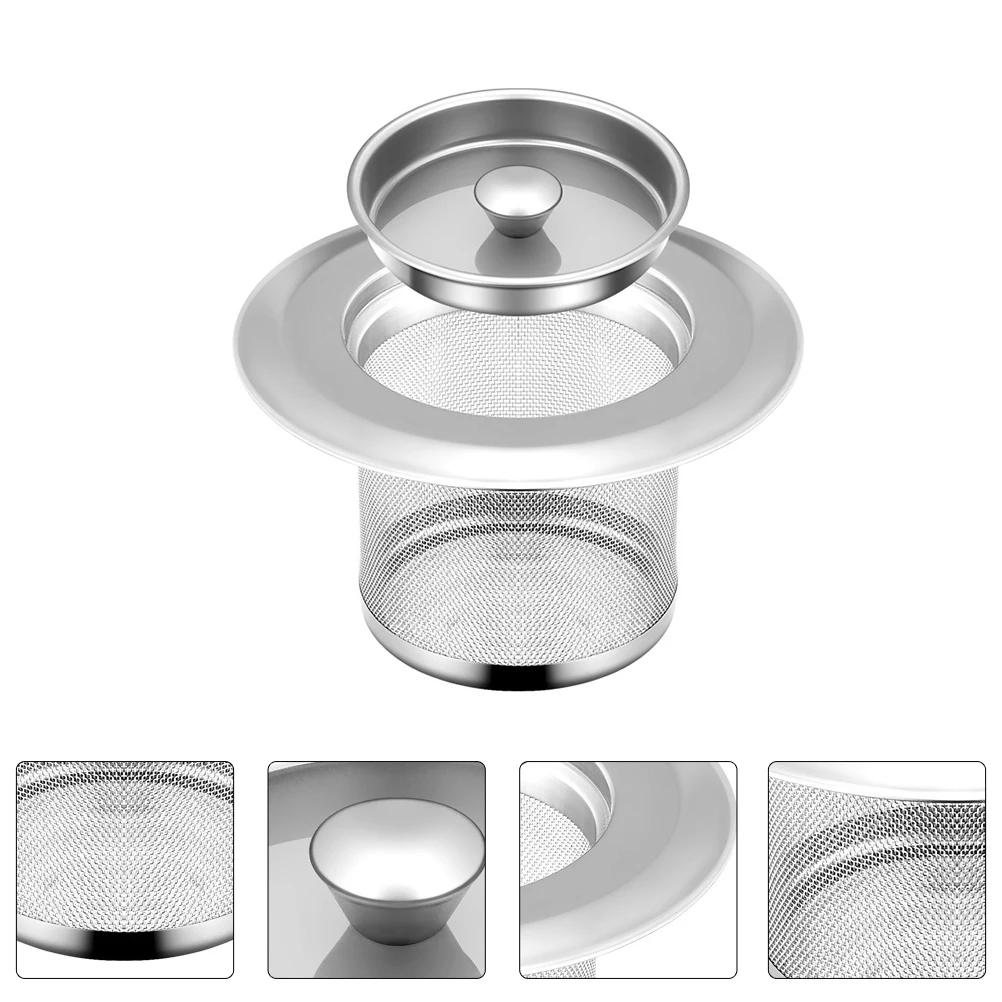 2 Sets Stainless Steel Sink Strainers Kitchen Filter Mesh Drainage Tool Replacement Drain Filters For Kitchen Bathroom Durable
2 Sets Stainless Steel Sink Strainers Kitchen Filter Mesh Drainage Tool Replacement Drain Filters For Kitchen Bathroom Durable