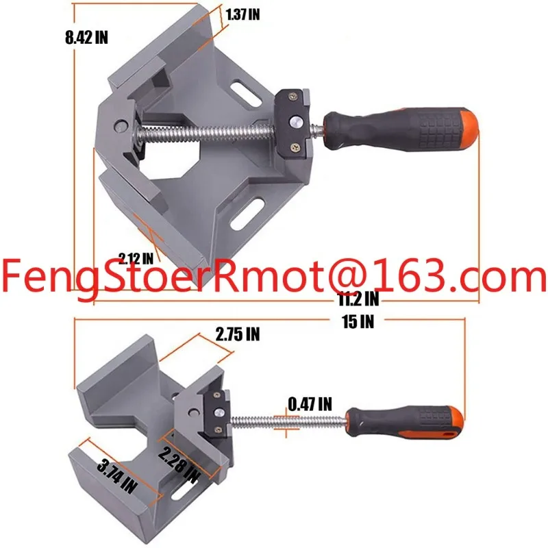 Heavy Duty Single Handle 90 Degree Right Angle Clamp Adjustable Angle & Corner Clamps Woodworking Clip Right Angle Clamp
Heavy Duty Single Handle 90 Degree Right Angle Clamp Adjustable Angle & Corner Clamps Woodworking Clip Right Angle Clamp