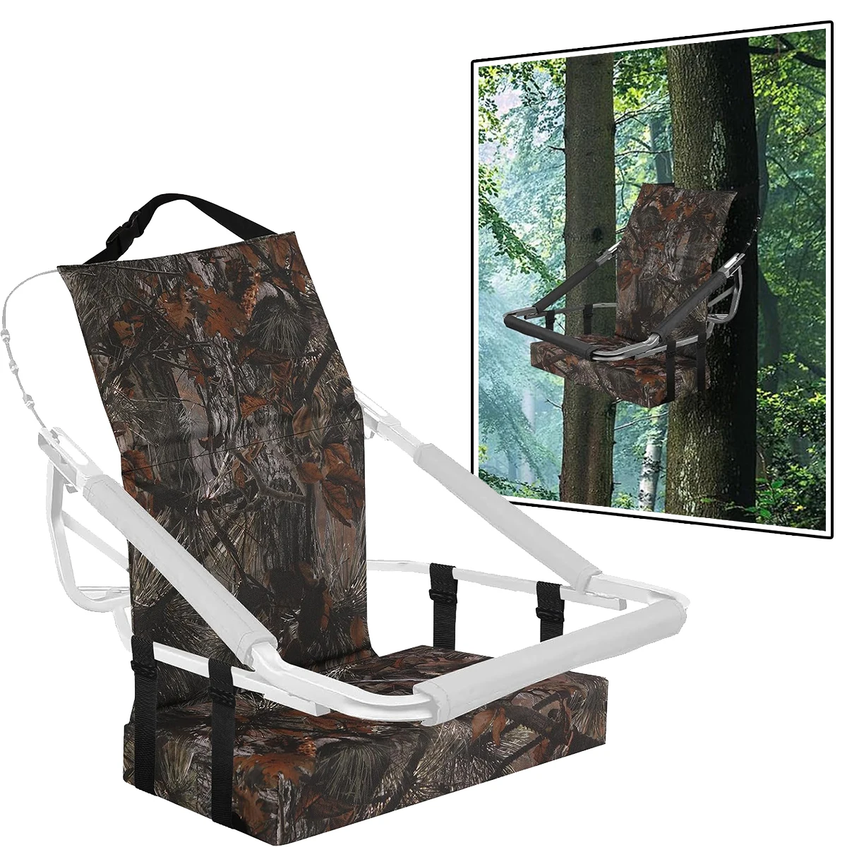 Tree Stand Seat Cushion Pad for Hunting Adjustable Treestand Hunter Folding Seat Cushion Portable Tree Stand Seat Replacement
Tree Stand Seat Cushion Pad for Hunting Adjustable Treestand Hunter Folding Seat Cushion Portable Tree Stand Seat Replacement
