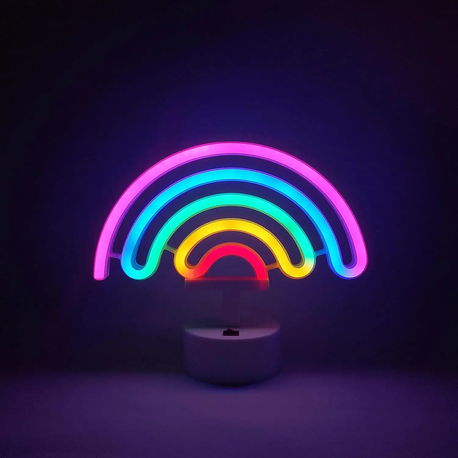 Rainbow Neon Sign USB & Battery Neon Light for Girls Bedroom Rainbow LED Lights Kids Table Decoration Fun Classroom Decor
Rainbow Neon Sign USB & Battery Neon Light for Girls Bedroom Rainbow LED Lights Kids Table Decoration Fun Classroom Decor