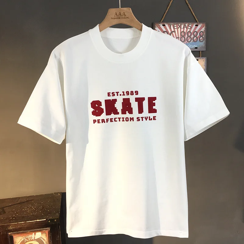 2025 New Summer Letter Printed T-shirt for men, Simple, Loose, Fashionable, Versatile Street Short sleeved Top
2025 New Summer Letter Printed T-shirt for men, Simple, Loose, Fashionable, Versatile Street Short sleeved Top
