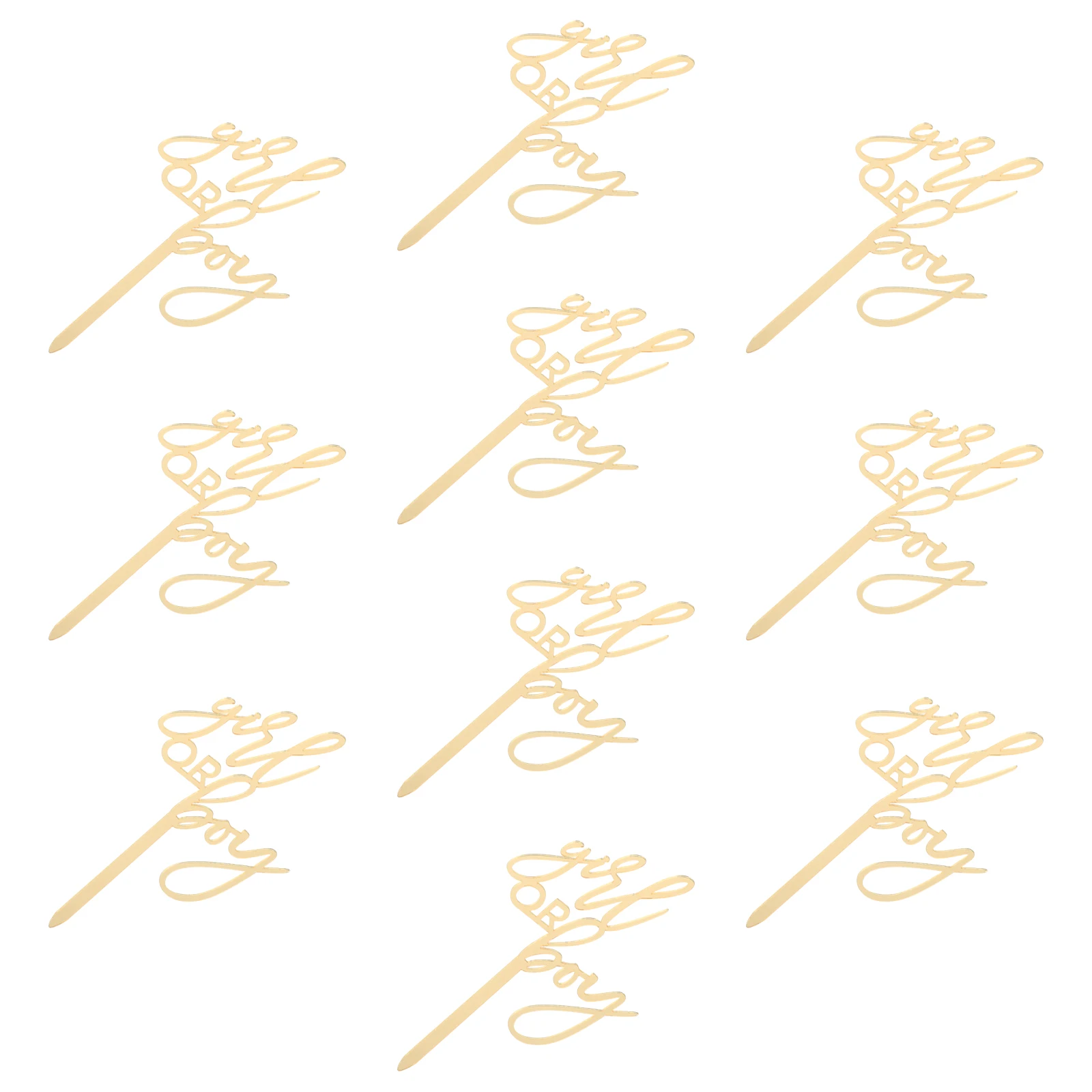 10 Pcs Gender Reveal Decoration Boy Cake Decorations Girl Food Picks Toothpick Birthday Cupcake Toppers Plastic Insert
10 Pcs Gender Reveal Decoration Boy Cake Decorations Girl Food Picks Toothpick Birthday Cupcake Toppers Plastic Insert