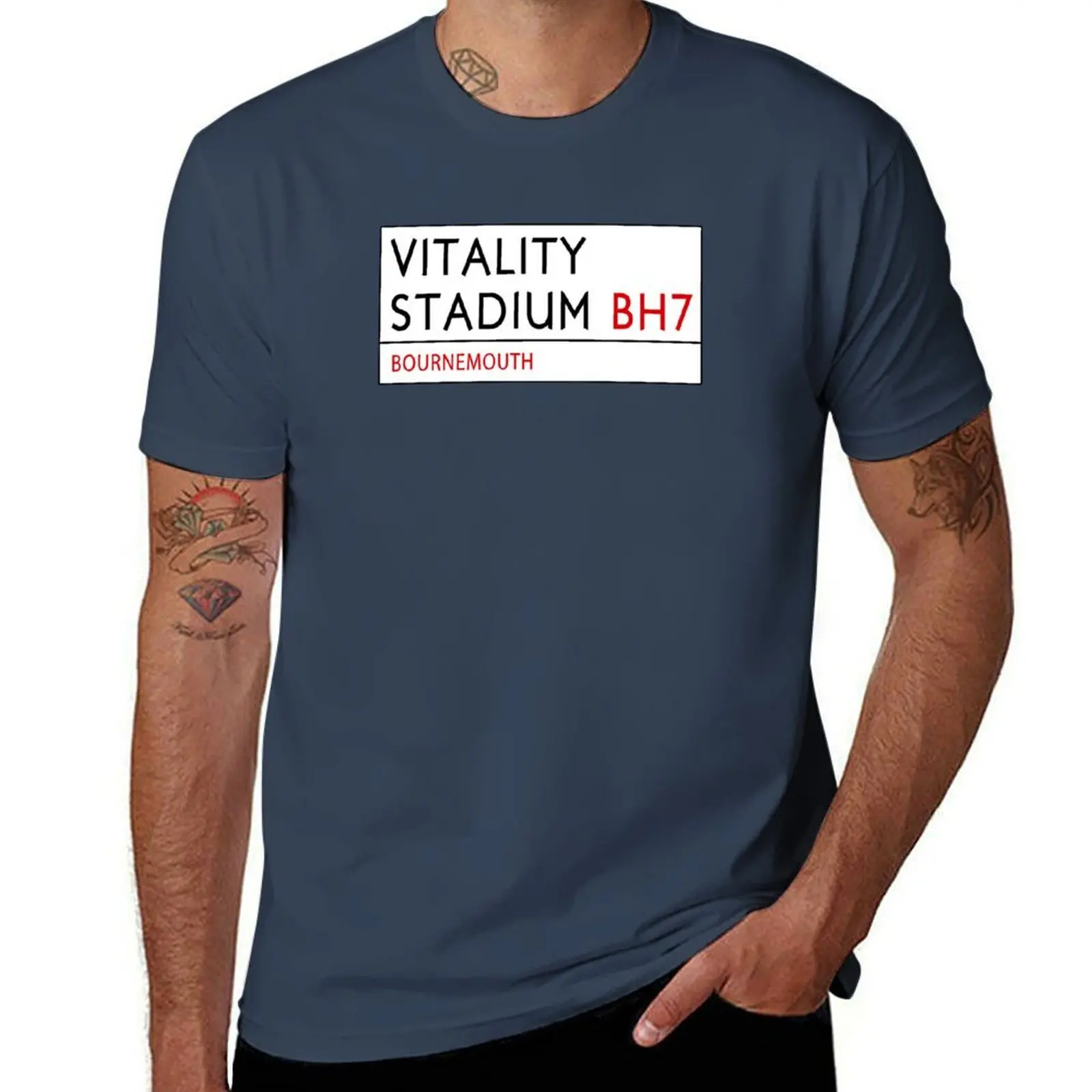 Stadium Sign Vitality - (Bournemouth) Street T-Shirt Lightweight Print T-Shirt
Stadium Sign Vitality - (Bournemouth) Street T-Shirt Lightweight Print T-Shirt