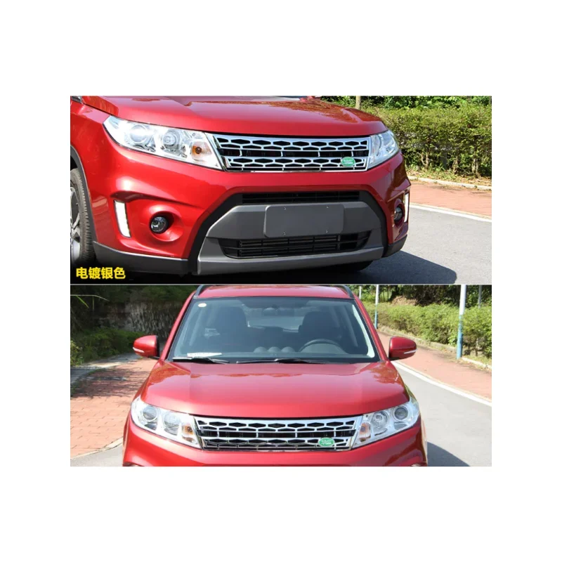 new high quality For Suzuki Vitara 2016 2017ABS Chrome Trim Chromium Styling Car Front Grill Grid Covers Decoration Accessories
new high quality For Suzuki Vitara 2016 2017ABS Chrome Trim Chromium Styling Car Front Grill Grid Covers Decoration Accessories
