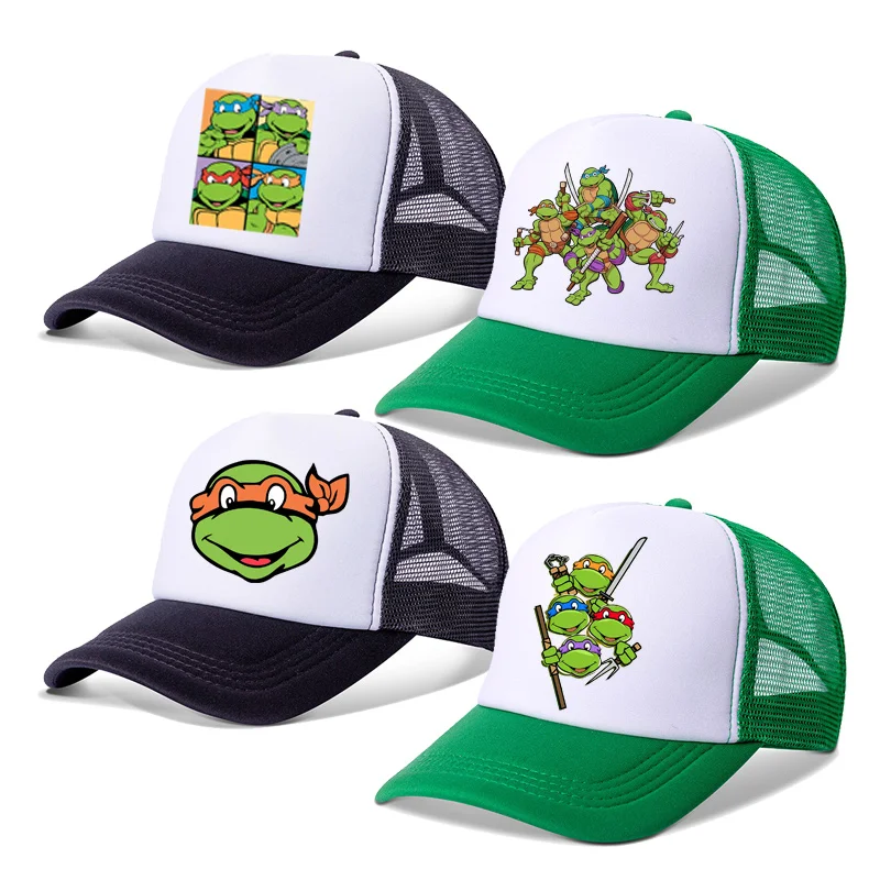 Teenage Mutant Ninja Turtles Baseball Cap Boys Kids Anime Peaked Hat Breathable Adult Sunshade Caps Summer Hats Birthday Gift
Teenage Mutant Ninja Turtles Baseball Cap Boys Kids Anime Peaked Hat Breathable Adult Sunshade Caps Summer Hats Birthday Gift