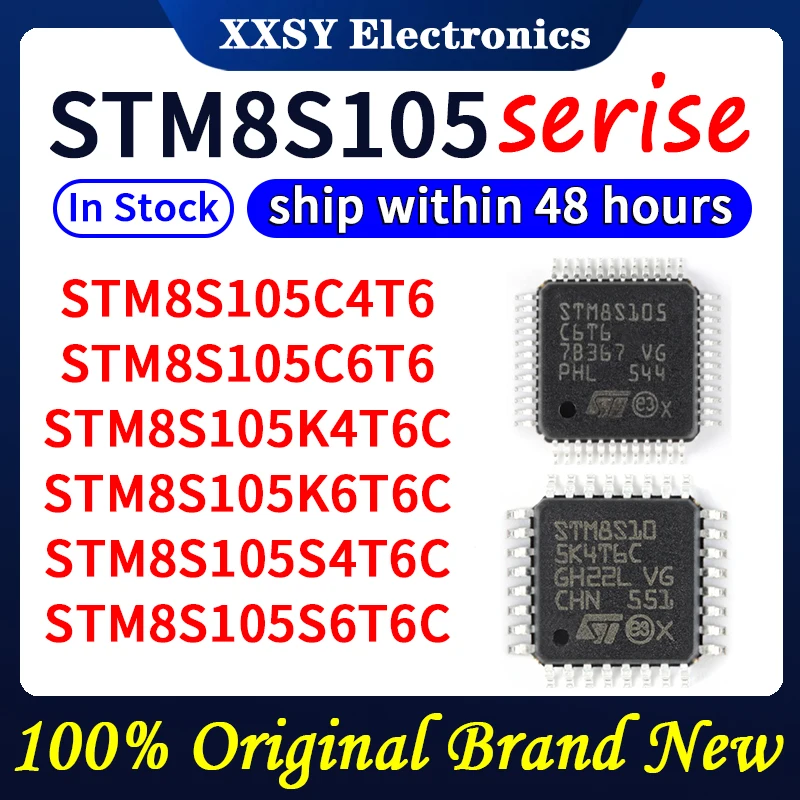 STM8S105C6T6 STM8S105K4T6C STM8S105K6T6C STM8S105S4T6C STM8S105S6T6C STM8S105C4T6 В наличии 100% оригинал и новый
STM8S105C6T6 STM8S105K4T6C STM8S105K6T6C STM8S105S4T6C STM8S105S6T6C STM8S105C4T6 В наличии 100% оригинал и новый