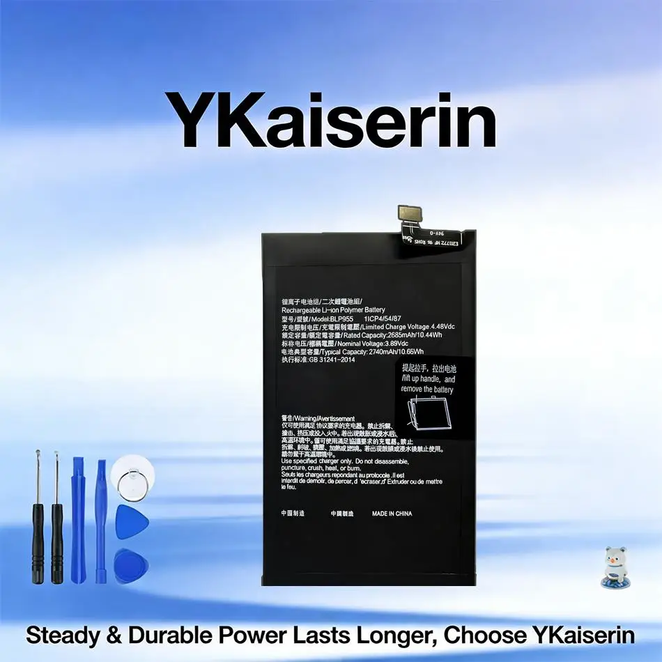 Mobile Phone Battery Reliable Replacement BLP955 2740mAh For Oppo Find N2 Folding
Mobile Phone Battery Reliable Replacement BLP955 2740mAh For Oppo Find N2 Folding