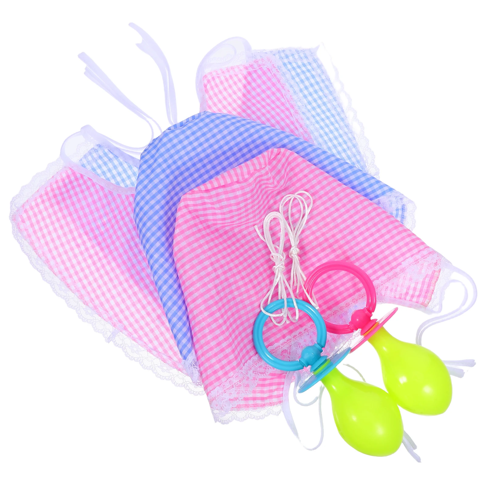 Baby Clothing 2 Sets Cosplay Prop Adults Baby Clothes Pacifier Bib Hat Nipple Dress Funny Fancy Costumes Practical Reliable
Baby Clothing 2 Sets Cosplay Prop Adults Baby Clothes Pacifier Bib Hat Nipple Dress Funny Fancy Costumes Practical Reliable