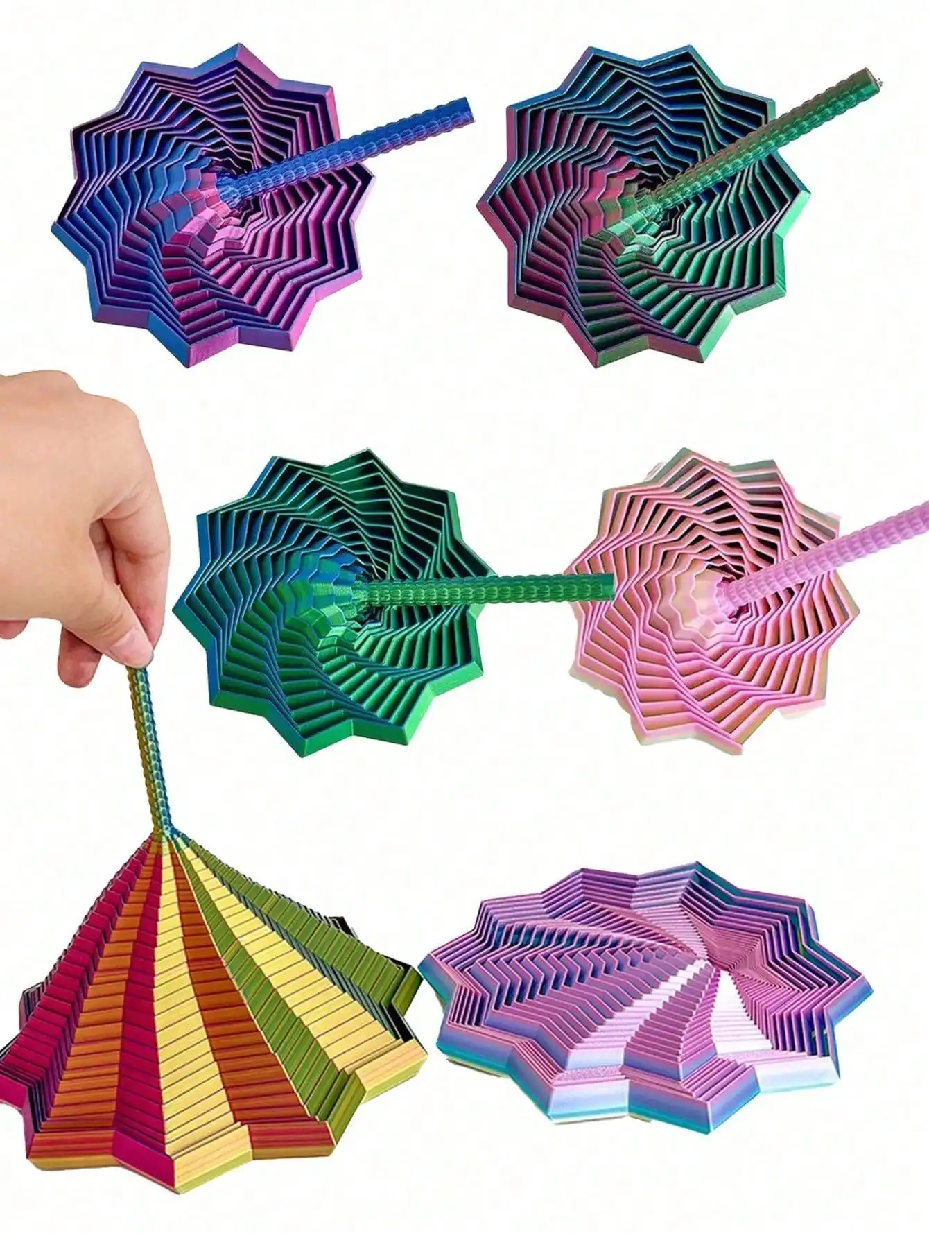 3D Printed Star Polygon Stress Relief Toy, Random Colors, 3D Foldable Finger Pressure Relief Device With Visual And Auditory Soothing Effects, Suitable For Desktop Decor, Christmas, Birthday, Holiday, Mother's Day Gifts, Soft Toy, Stress Relief Toy, Finge
3D Printed Star Polygon Stress Relief Toy, Random Colors, 3D Foldable Finger Pressure Relief Device With Visual And Auditory Soothing Effects, Suitable For Desktop Decor, Christmas, Birthday, Holiday, Mother's Day Gifts, Soft Toy, Stress Relief Toy, Finge