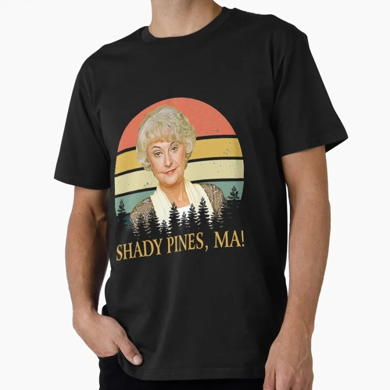 Shady Pines Ma Vintage 80's Retro TV Sitcom The Golden Girls Gift T Shirt Old Ladies Graphic Clothes US Size Tops S-6XL
Shady Pines Ma Vintage 80's Retro TV Sitcom The Golden Girls Gift T Shirt Old Ladies Graphic Clothes US Size Tops S-6XL