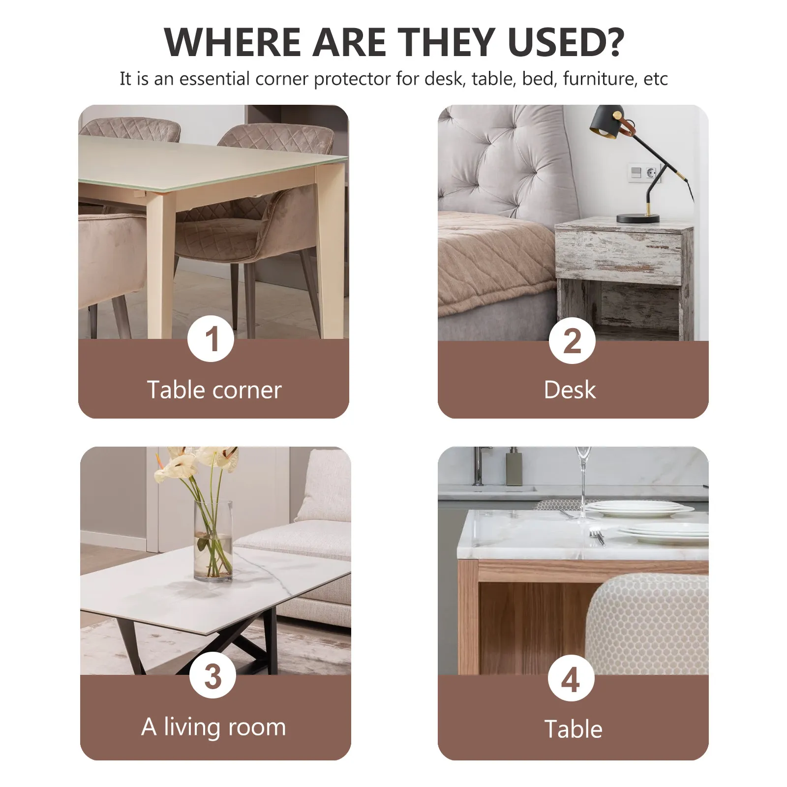 Набор из 10 силиконовых защитных накладок для углов мебели: прочные, клейкие, не оставляющие следов, съемные, амортизирующие защитные подушечки для столов и мебели
Набор из 10 силиконовых защитных накладок для углов мебели: прочные, клейкие, не оставляющие следов, съемные, амортизирующие защитные подушечки для столов и мебели