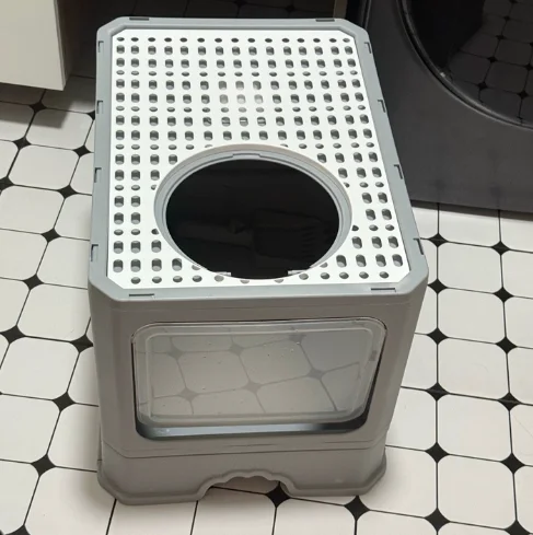Extra Large Top Entry Cat Litter Box Enclosed
Extra Large Top Entry Cat Litter Box Enclosed