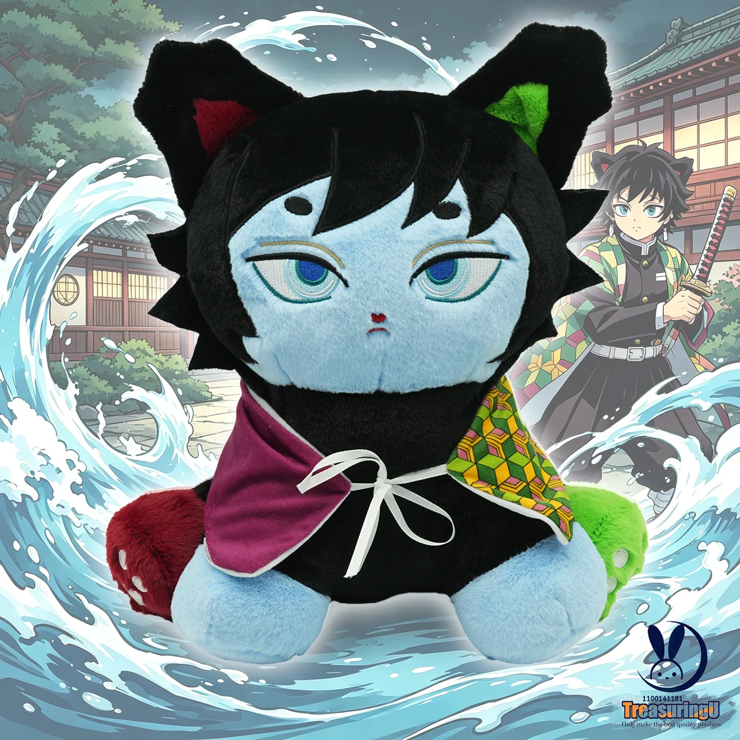 TreasuringU New Giyu Tomioka Plush Toy Cool Black Cat Stuffed Doll Soft Anime Plushies Fluffy Pillow Children Birthday Gift
TreasuringU New Giyu Tomioka Plush Toy Cool Black Cat Stuffed Doll Soft Anime Plushies Fluffy Pillow Children Birthday Gift