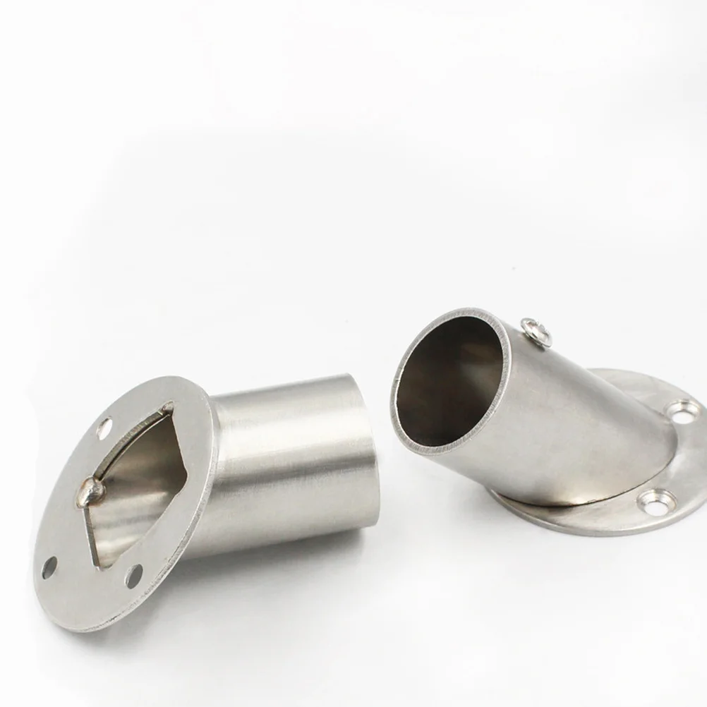 2 Pcs Angled Clothes Rail Closet Pole Socket Wardrobe 201 Stainless Steel Shower Curtain Rod Holders Bracket
2 Pcs Angled Clothes Rail Closet Pole Socket Wardrobe 201 Stainless Steel Shower Curtain Rod Holders Bracket